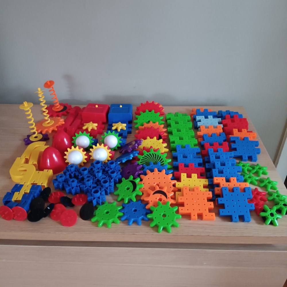 Techno Gears Educational Construction Building Blocks Toy STEM 113 Pcs